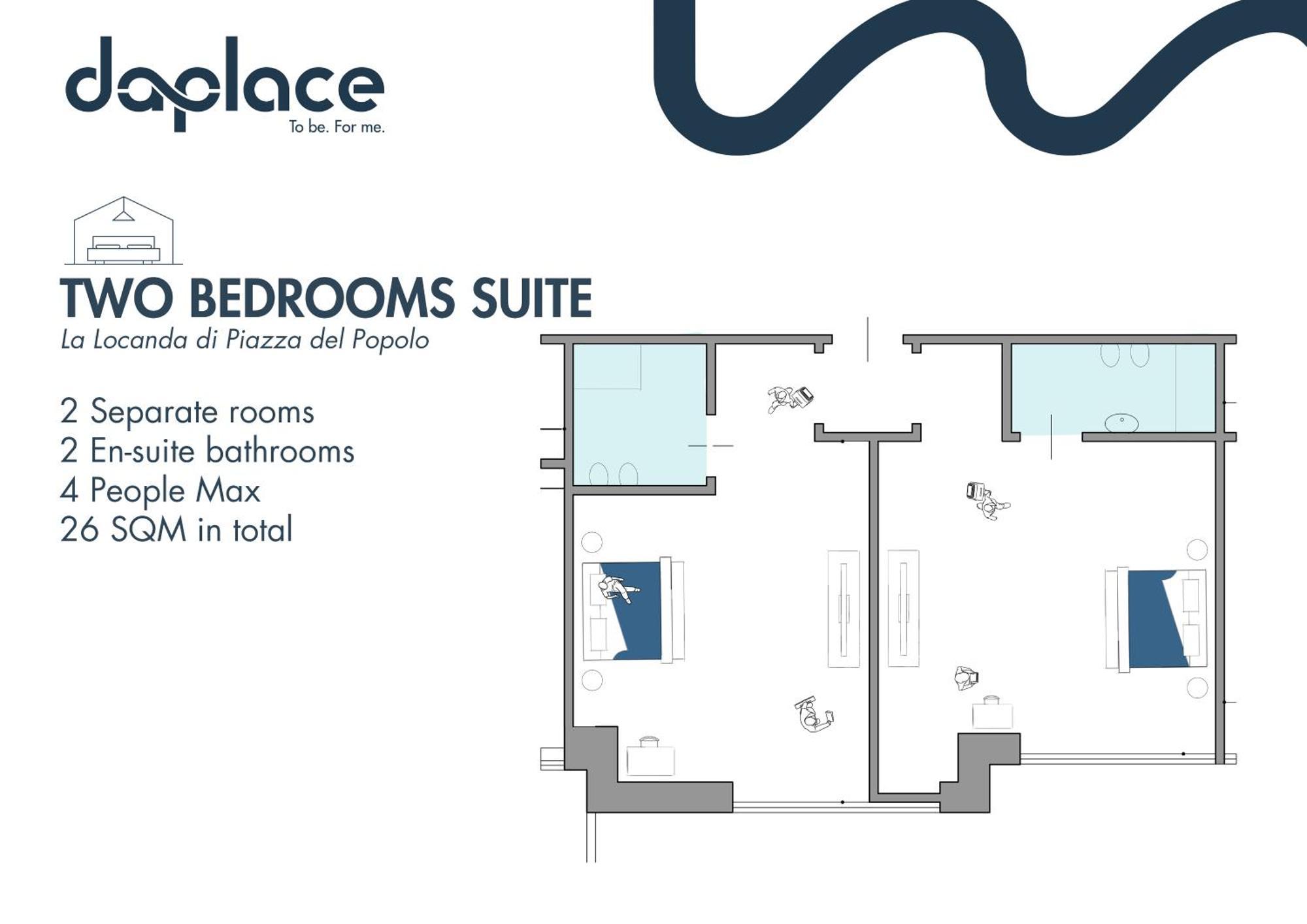 Suite com 2 Quartos