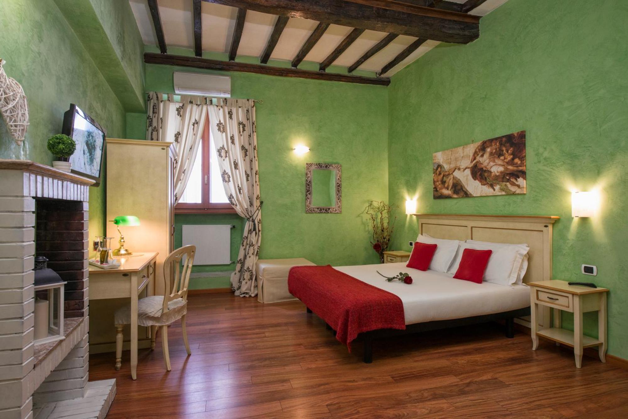 Superior Vierbettzimmer mit 1 Doppelbett und 1 Schlafsofa